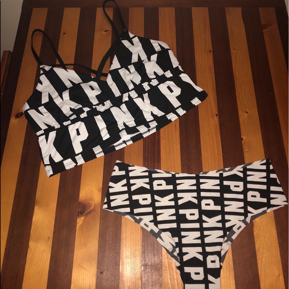 SOLD-NWOT PINK Victoria Secret Bra & Panty Bundle